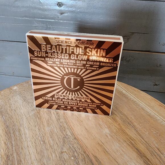 Charlotte Tilbury BEAUTIFUL SKIN SUN-KISSED GLOW BRONZER 1 FAIR PALE New in Box - Picture 6 of 6
